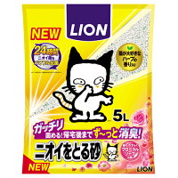 猫砂 ニオイをとる砂 フローラルソープの香り(5L)